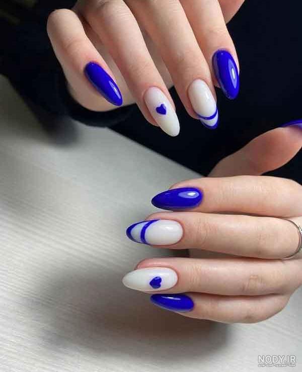 کاشت ناخن ابی آسمانی - اول نظر کاشت ناخن ابی آسمانی - اول نظر