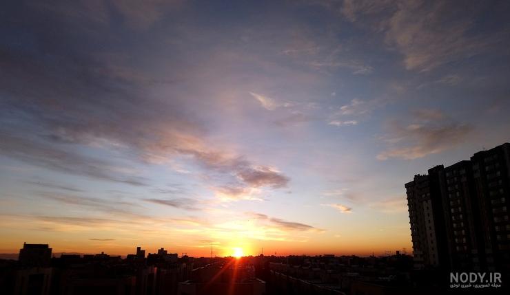 عکس خفن عکس طلوع صبح تهران