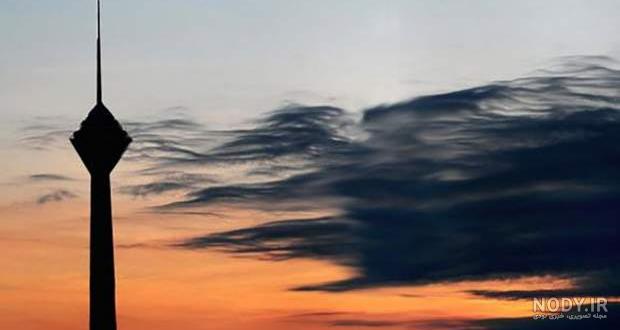 عکس طلوع صبح تهران
