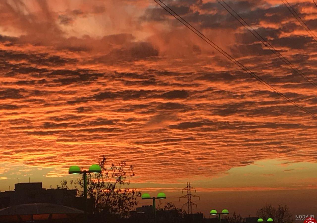 عکس خفن عکس طلوع صبح تهران