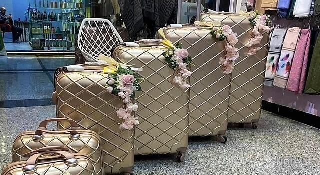 🎀🎁 تزئین چمدان عروس و داماد چطوری باید خشگل باشه؟|چمدانکده