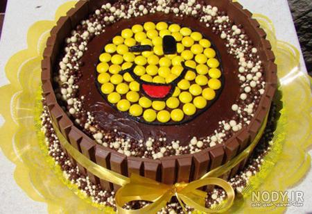 عکس از کیک خانگی ساده