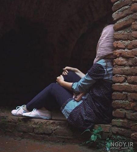 عکس با حجاب از پشت سر