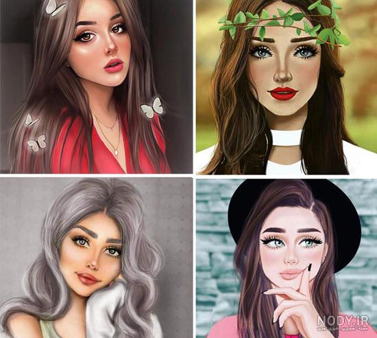 عکس زیبا برای پروفایل دخترانه کارتونی