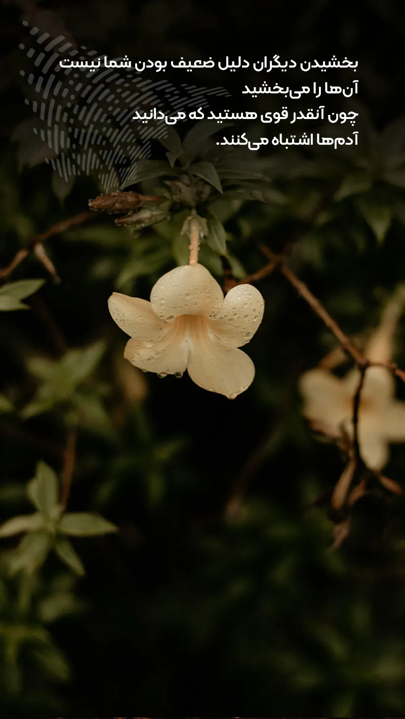 عکس نوشته درباره گذشت و بخشش