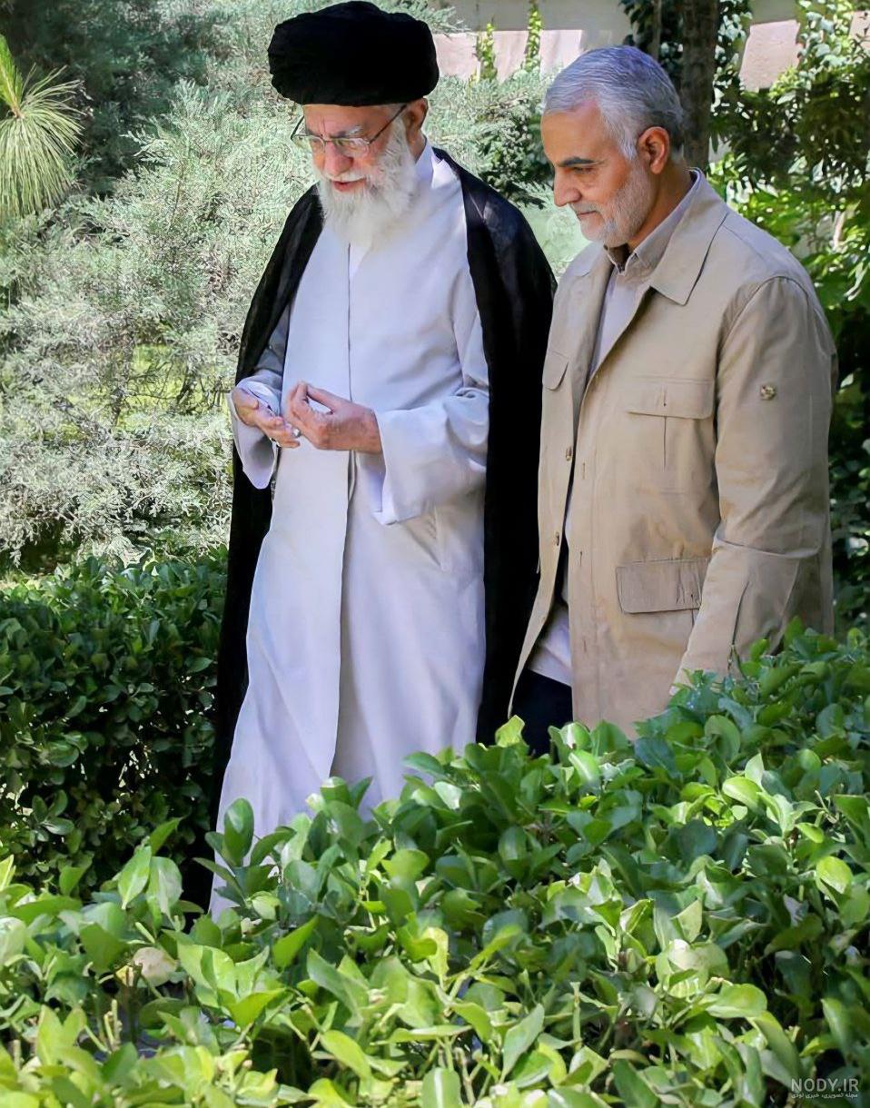 قیمت و خرید پیکسل طرح تصویر رهبر و حاج قاسم سلیمانی کد 5123