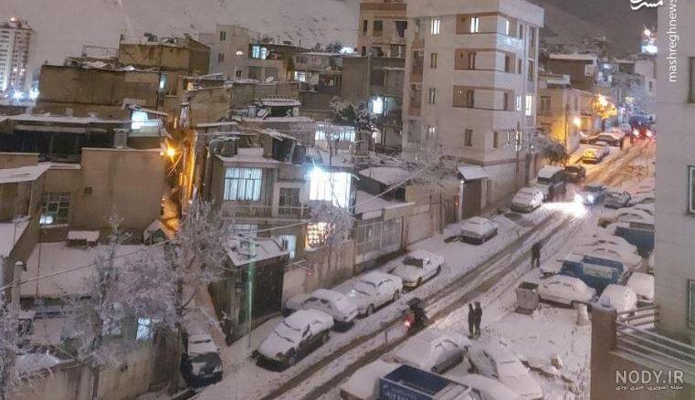 ببینید | بارش اولین برف زمستان ۱۴۰۲ در تهران