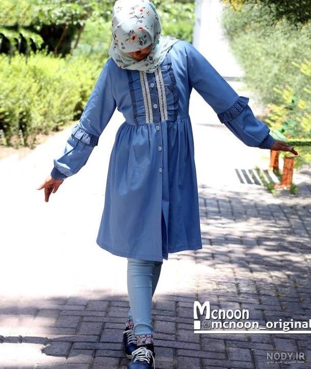 جدیدترین مدل مانتو رنگ سال 1401 [مانتو رنگ سال 2022] - تشریفینو