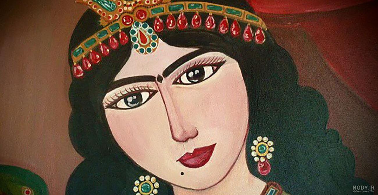 خرید شاسی روز زن و دختر دختر قاجاری یلدایی