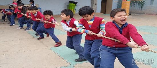 طناب بازی کودک پیکاردو با دسته چوبی - سیسمونی ارمغان کیدز