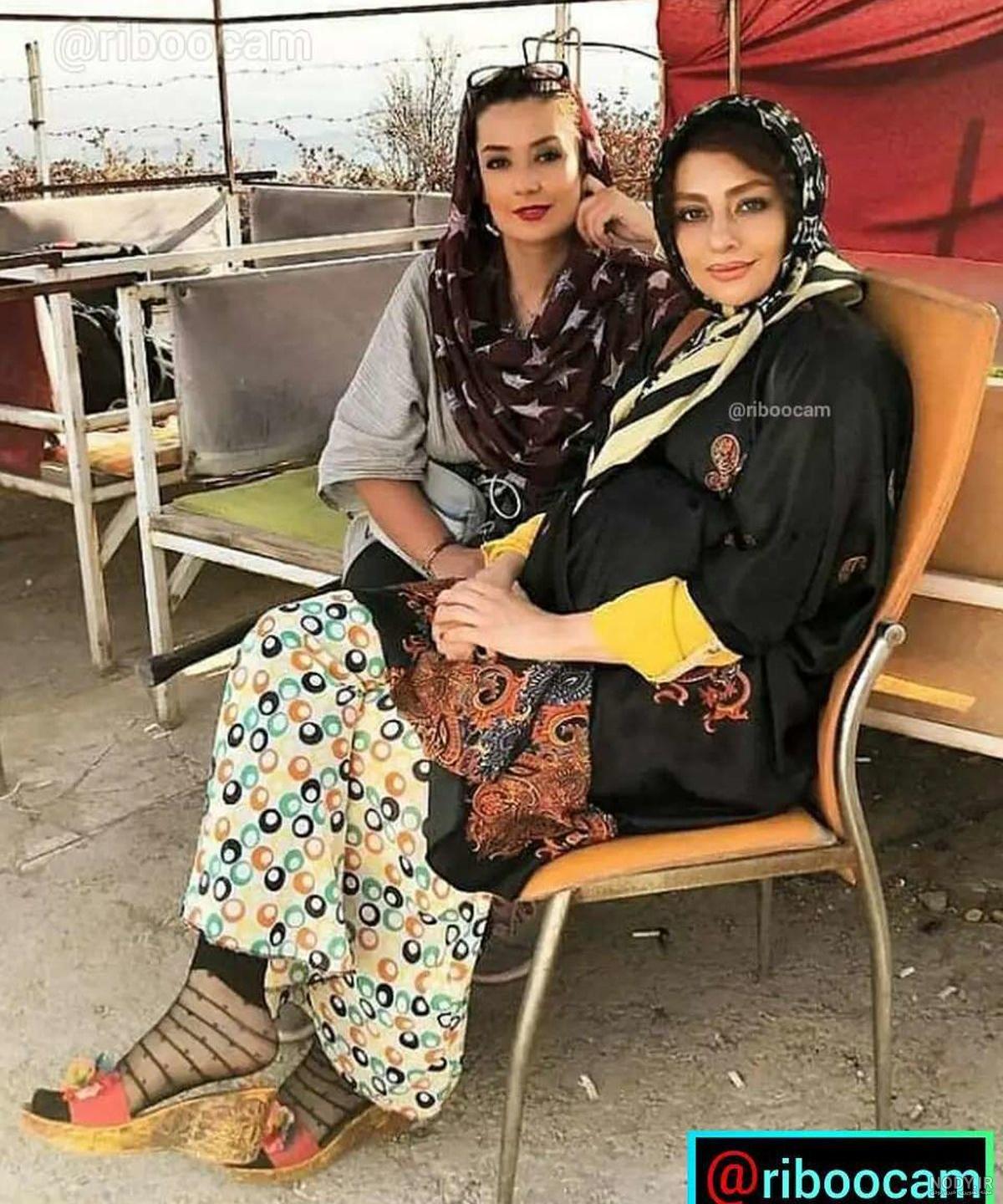 عکس افسانه ناصری با همسرش - عکس نودی