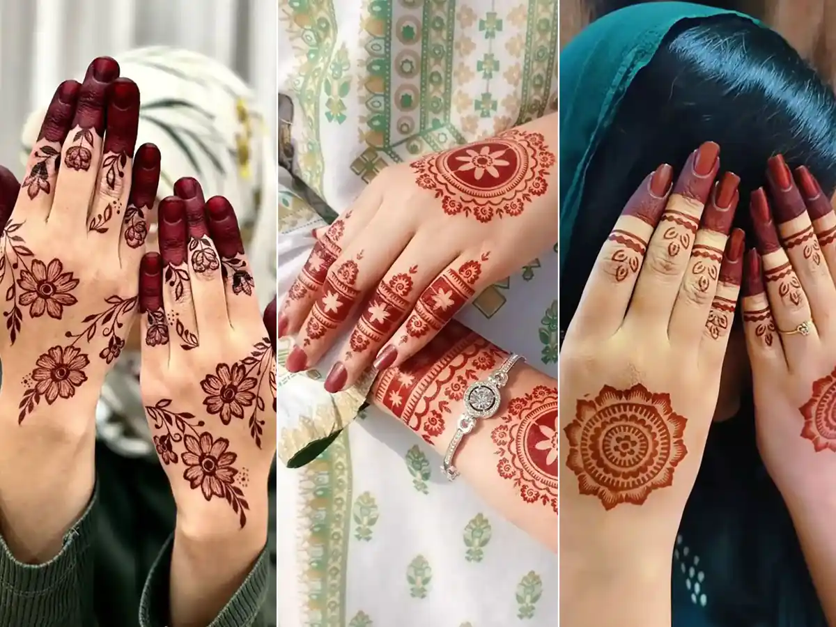 عکس حنا روی دست ساده عکس حنا روی دست ساده