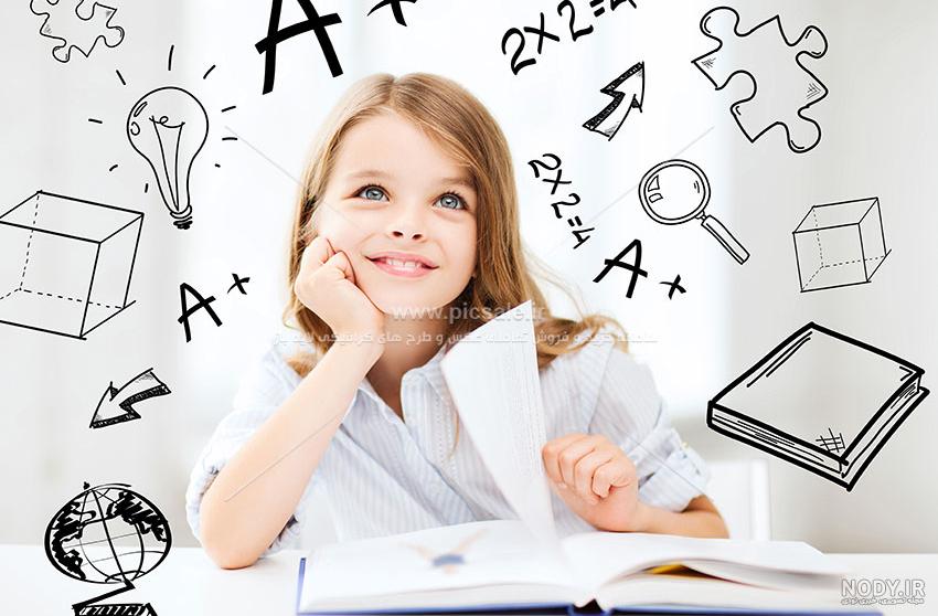 عکس دختر درحال درس خوندن فانتزی - عکس نودی