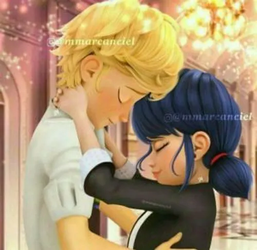 عکس عاشقانه مرینت و آدرین عکس عاشقانه مرینت و آدرین