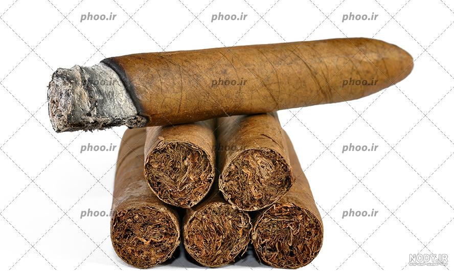 عکس چند سیگار برگ در پس زمینه سفید – عکس با کیفیت و تصاویر استوک حرفه ای
