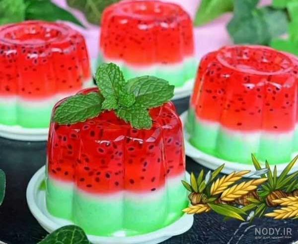 عکس تزیین ژله برای شب یلدا عکس تزیین ژله برای شب یلدا
