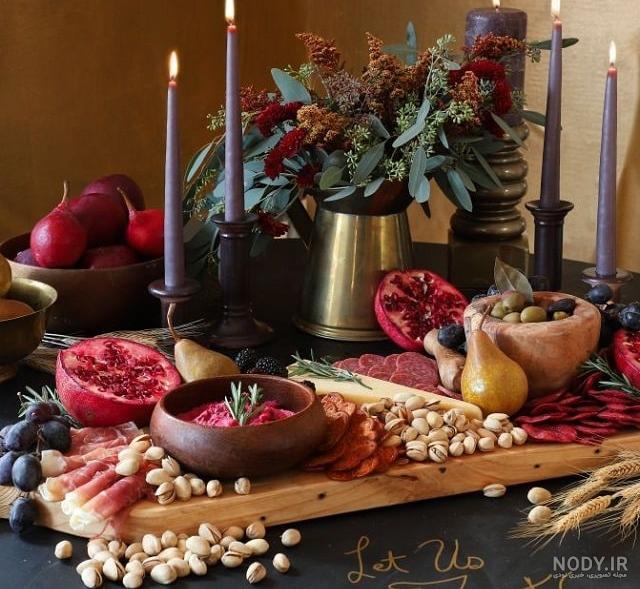 عکس سفره های سنتی شب یلدا