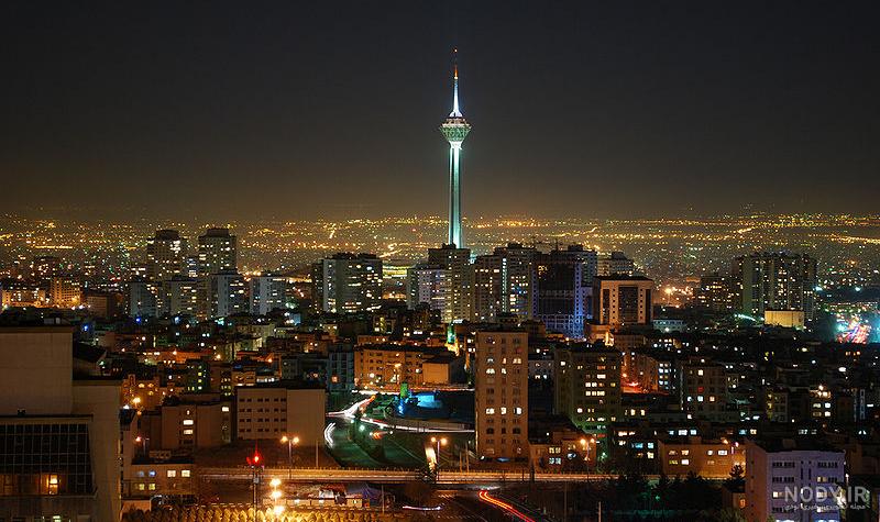عکس شب بام تهران