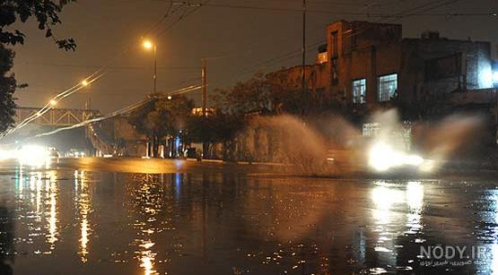 عکس شهر در شب تهران