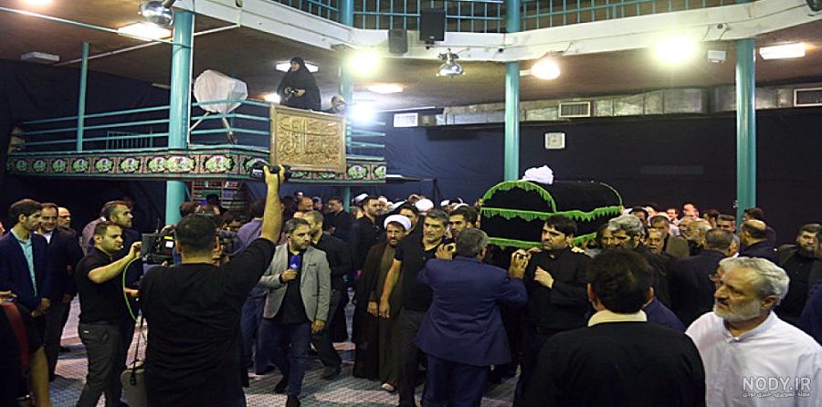 مراسم تشییع آیت الله حسن صانعی (ره) از حسینیه جماران مراسم تشییع آیت الله حسن صانعی (ره) از حسینیه جماران