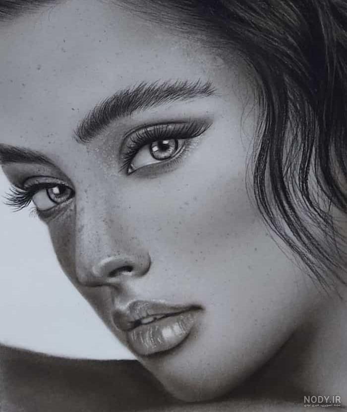 نقاشی آسان با سیاه قلم🐈‍⬛🖤 - تستچی