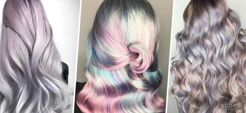 رنگ موی صدفی