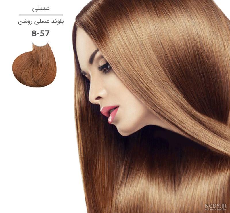 عکس رنگ عسلی روشن