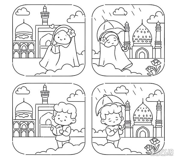 نقاشی عجیب از حرم امام حسین (ع) وقتی ضریح نداشت+عکس