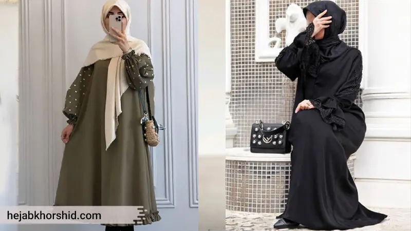 20 مدل چادر عربی (ساده، آستین دار، کارشده مجلسی) | لاچو