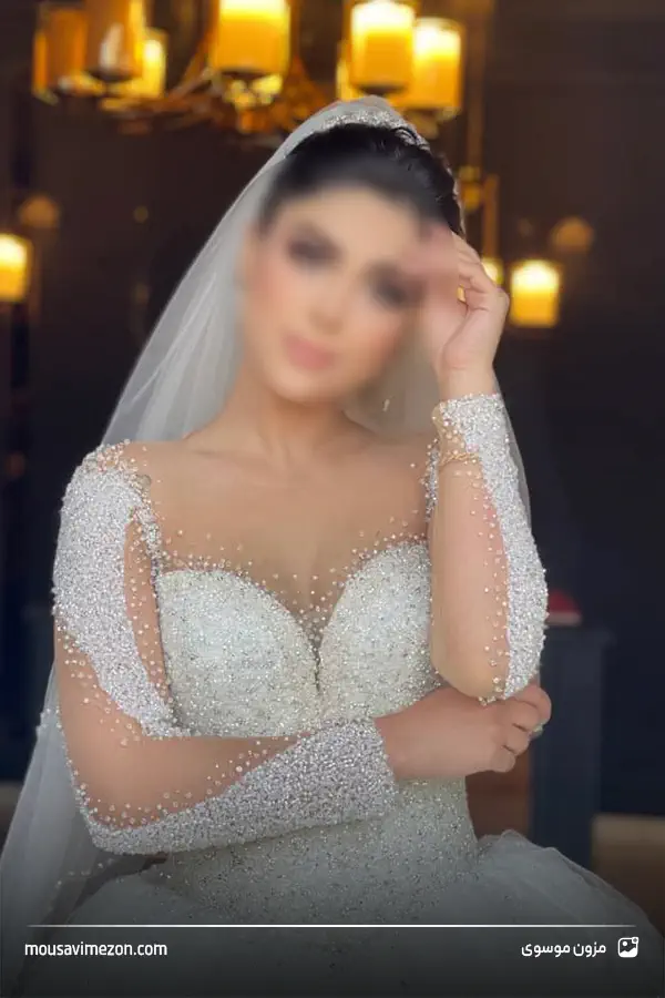 عکس مدل لباس عروس استین دار عکس مدل لباس عروس استین دار