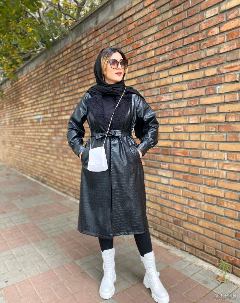 عکس پالتو چرم قهوه ای عکس پالتو چرم قهوه ای