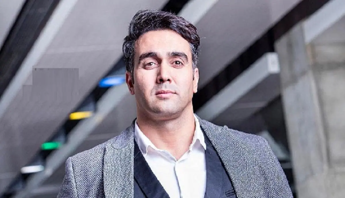 عکس پوریا پورسرخ با همسرش