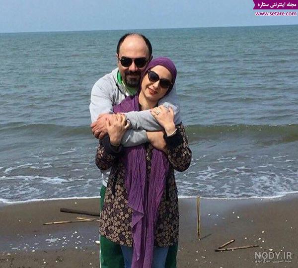 بیوگرافی پارمیس راز + عکس داوود هزینه و پارمیس در استخر