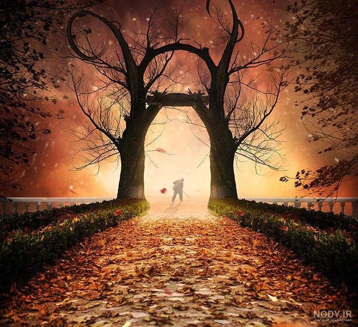 تصاویر زیبای عاشقانه پاییزی + عکس دونفره پاییزی - تبریکده