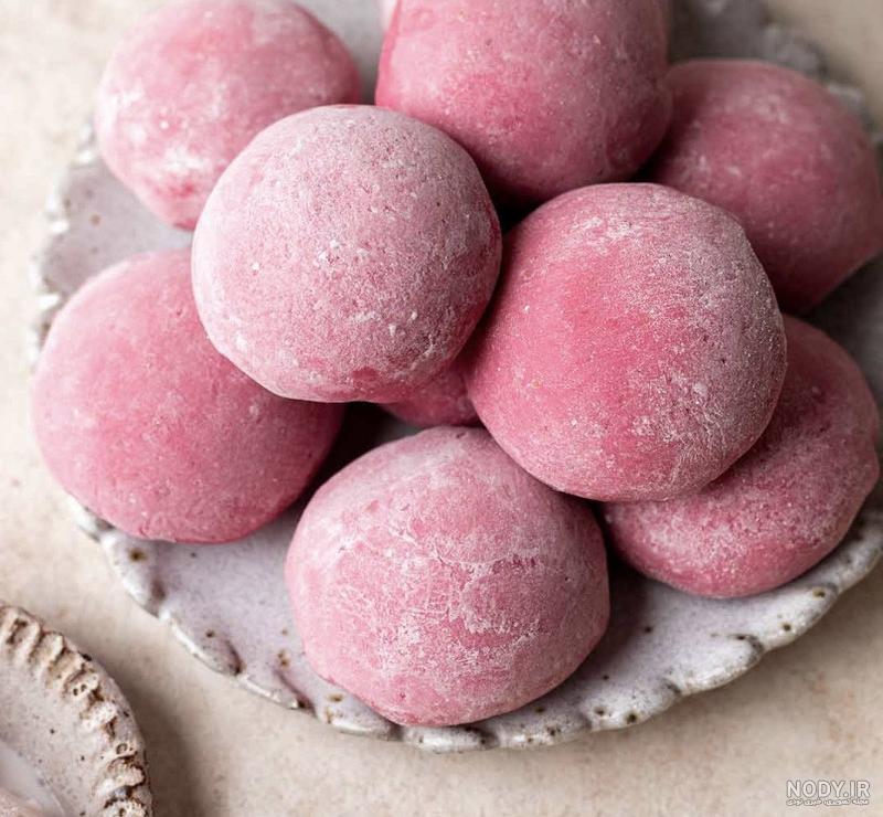 طرز تهیه موچی با مغز شکلات طرز تهیه موچی با مغز شکلات