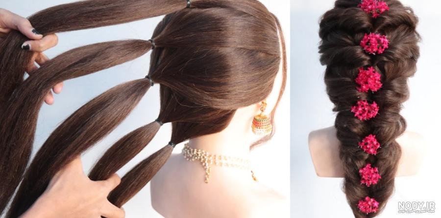 عکس آموزش گام به گام از بند پارچه ای مدل مو ساده برای مهمانی تکنیک پشت پرده بافی 1495543 عکس آموزش گام به گام از بند پارچه ای مدل مو ساده برای مهمانی تکنیک پشت پرده بافی 1495543