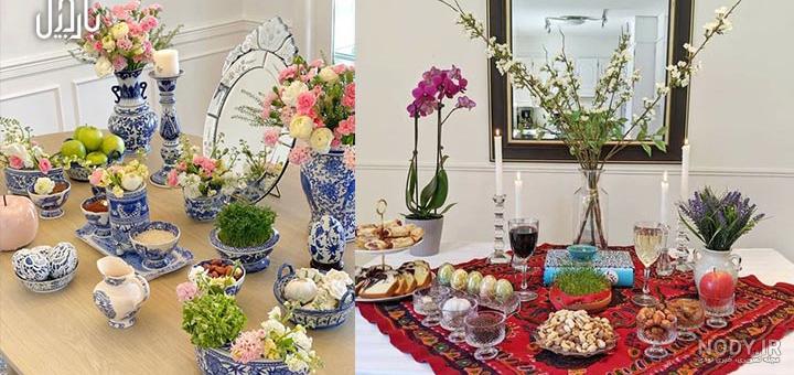 عکس تزیین سفره هفت سین ساده