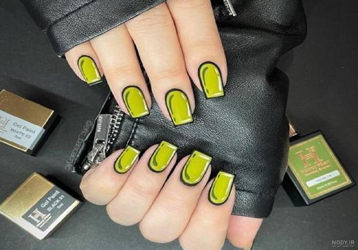 عکس طراحی ژلیش ناخن