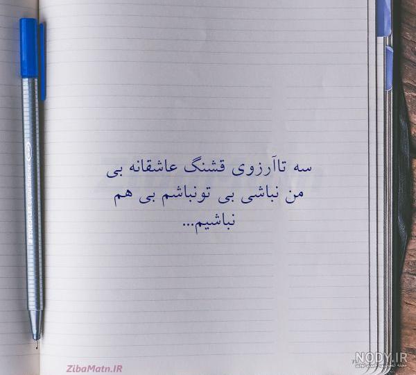 عکس نوشته برات آرزوی خوشبختی میکنم
