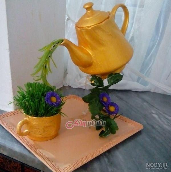 خبرگزاری آريا - تزيين سبزه عيد سفره هفت سين 95، خيلي ساده ولي زيبا خبرگزاری آريا - تزيين سبزه عيد سفره هفت سين 95، خيلي ساده ولي زيبا