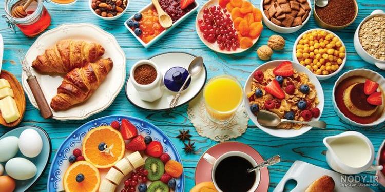 دانلود عکس سینی صبحانه لاکچری