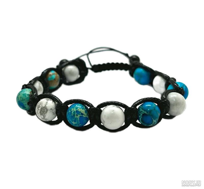 دستبند طلا فیروزه 18 عیار زنانه 3566-GB - Leopard Jewelry دستبند طلا فیروزه 18 عیار زنانه 3566-GB - Leopard Jewelry