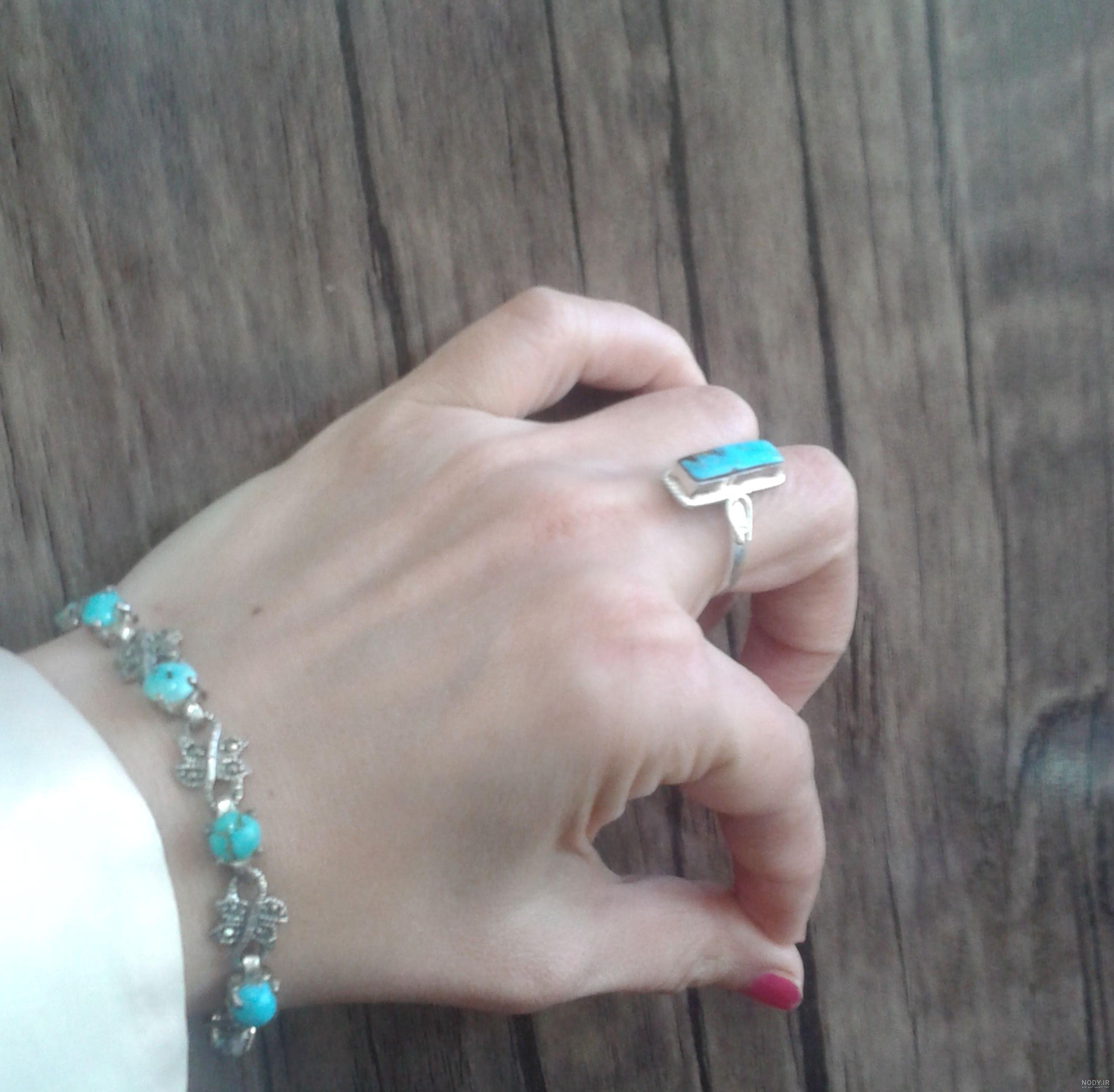 دستبند طلا فیروزه 18 عیار زنانه 3566-GB - Leopard Jewelry دستبند طلا فیروزه 18 عیار زنانه 3566-GB - Leopard Jewelry