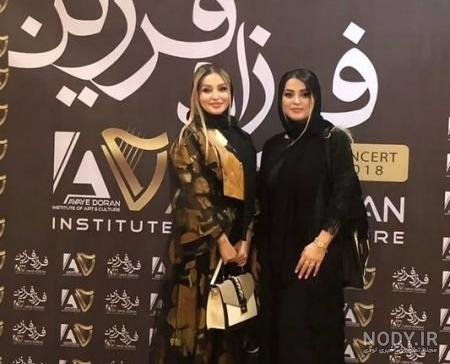عکس همسر عروسکی فرزاد فرزین ! / صورتی پر از عمل و ژل !