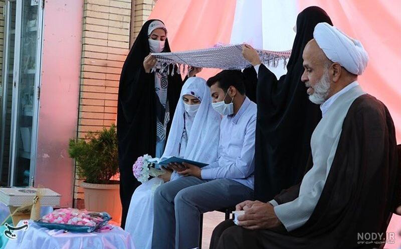 فرارو | (تصویر) ازدواج زینب، دختر سردار سلیمانی با "سید رضا صفی‌ الدین"  فرزند مقام ارشد حزب‌ الله لبنان