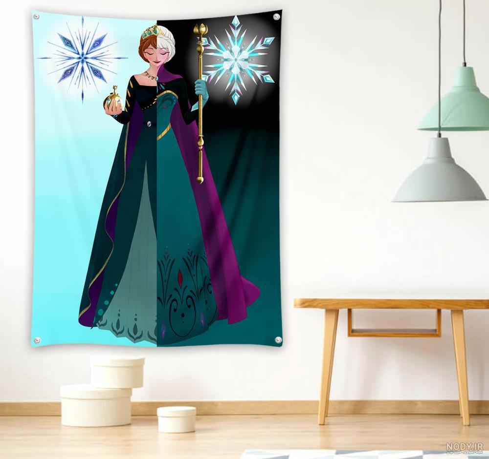 نقاشی السا و آنا ساده نقاشی السا و آنا ساده