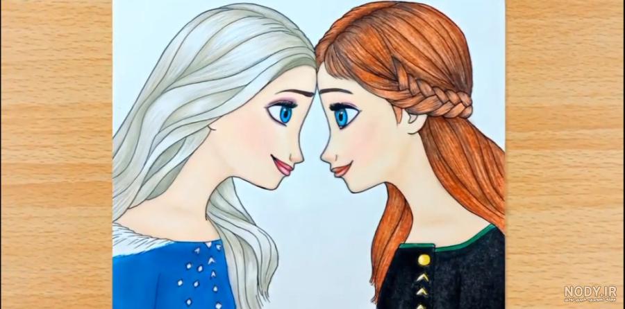 کتاب جادویی نقاشی با آب طرح فروزن السا و آنا - Frozen Magic Water Book - TinToon کتاب جادویی نقاشی با آب طرح فروزن السا و آنا - Frozen Magic Water Book - TinToon