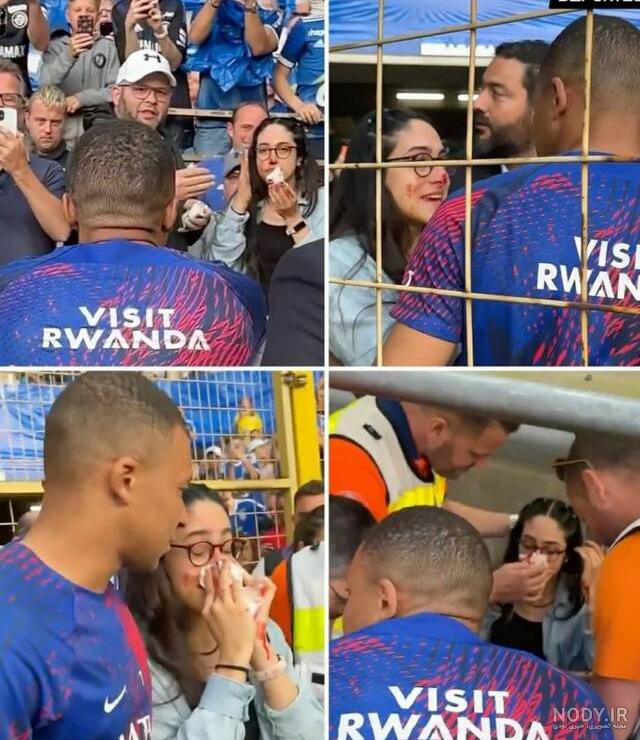 امباپه و همسرش در ساحل