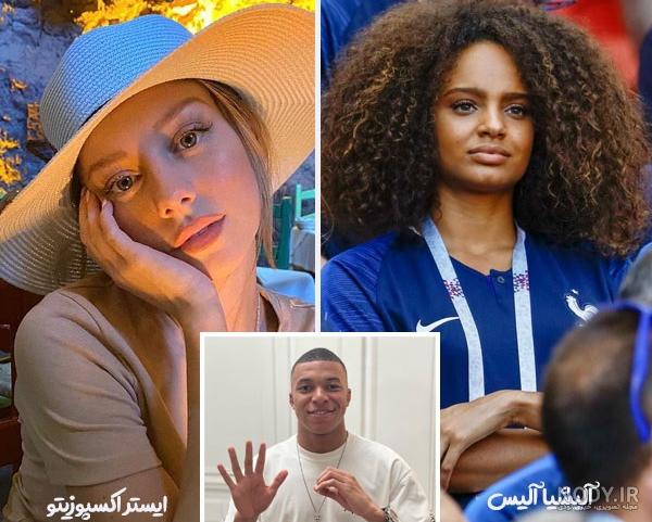 امباپه و همسرش در ساحل