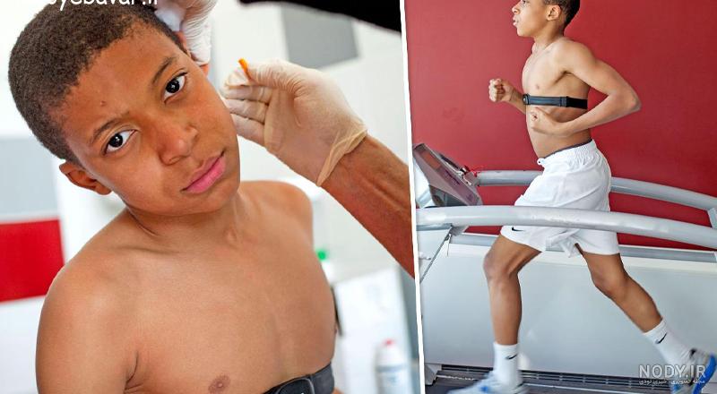 امباپه و همسرش در ساحل